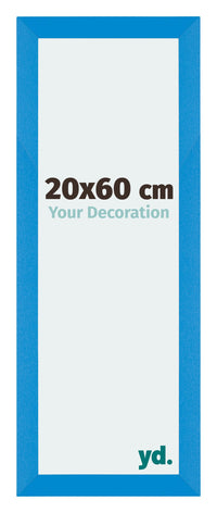 Mura MDF Photo Frame 20x60cm Bright Blue Front Size | Yourdecoration.com