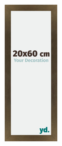Mura MDF Photo Frame 20x60cm Bronze Design Front Size | Yourdecoration.com