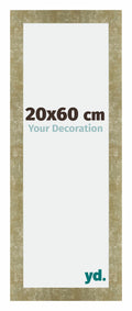 Mura MDF Photo Frame 20x60cm Gold Antique Front Size | Yourdecoration.com