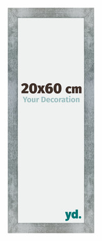 Mura MDF Photo Frame 20x60cm Iron Swept Front Size | Yourdecoration.com