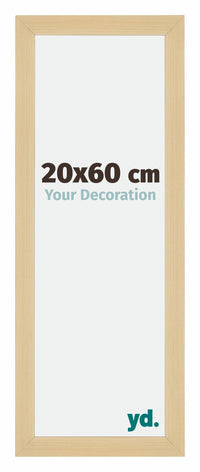Mura MDF Photo Frame 20x60cm Maple Decor Front Size | Yourdecoration.com