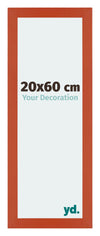 Mura MDF Photo Frame 20x60cm Orange Front Size | Yourdecoration.com