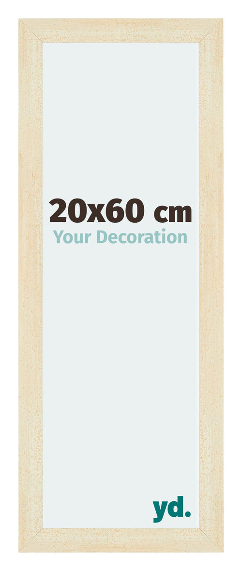 Mura MDF Photo Frame 20x60cm Sand Wiped Front Size | Yourdecoration.com