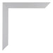 Mura MDF Photo Frame 20x60cm Silver Matte Detail Corner | Yourdecoration.com