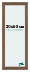 Mura MDF Photo Frame 20x60cm Walnut Dark Front Size | Yourdecoration.com