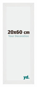 Mura MDF Photo Frame 20x60cm White High Gloss Front Size | Yourdecoration.com