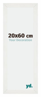 Mura MDF Photo Frame 20x60cm White Wiped Front Size | Yourdecoration.com