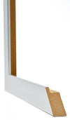 Mura MDF Photo Frame 21x29 7cm A4 Aluminum Brushed Detail Intersection | Yourdecoration.com