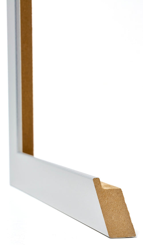 Mura MDF Photo Frame 21x29 7cm A4 Aluminum Brushed Detail Intersection | Yourdecoration.com