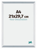 Mura MDF Photo Frame 21x29 7cm A4 Aluminum Brushed Front Size | Yourdecoration.com