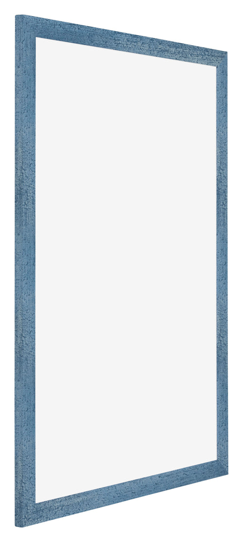 Mura MDF Photo Frame 21x29 7cm A4 Bright Blue Swept Front Oblique | Yourdecoration.com