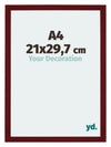 Mura MDF Photo Frame 21x29 7cm A4 Winered Wiped Size | Yourdecoration.com