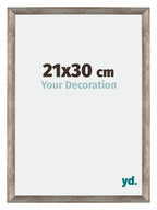 Mura MDF Photo Frame 21x30cm Metal Vintage Front Size | Yourdecoration.com