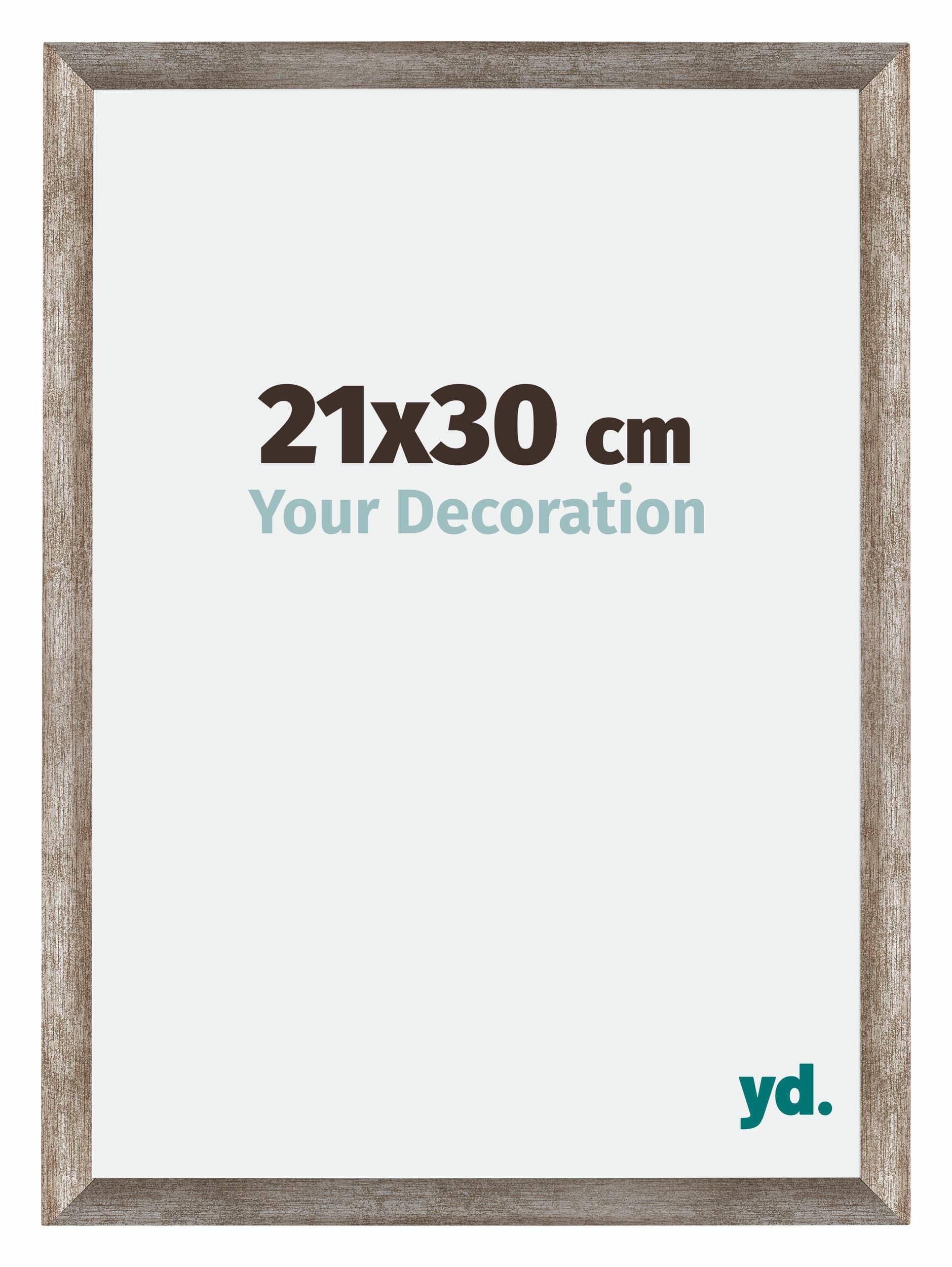 Mura MDF Photo Frame 21x30cm Metal Vintage Front Size | Yourdecoration.com
