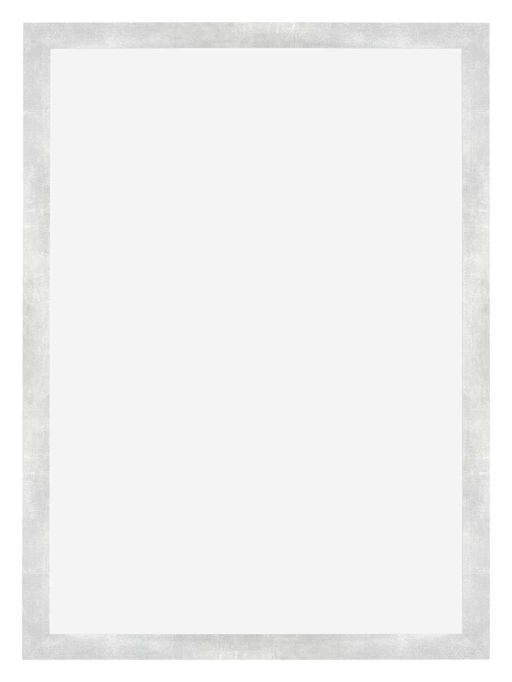 Mura MDF Photo Frame 21x30cm Silver Glossy Vintage Front | Yourdecoration.com