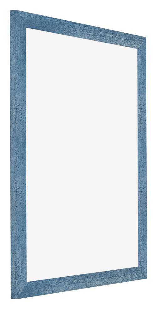 Mura MDF Photo Frame 24x30cm Bright Blue Swept Front Oblique | Yourdecoration.com