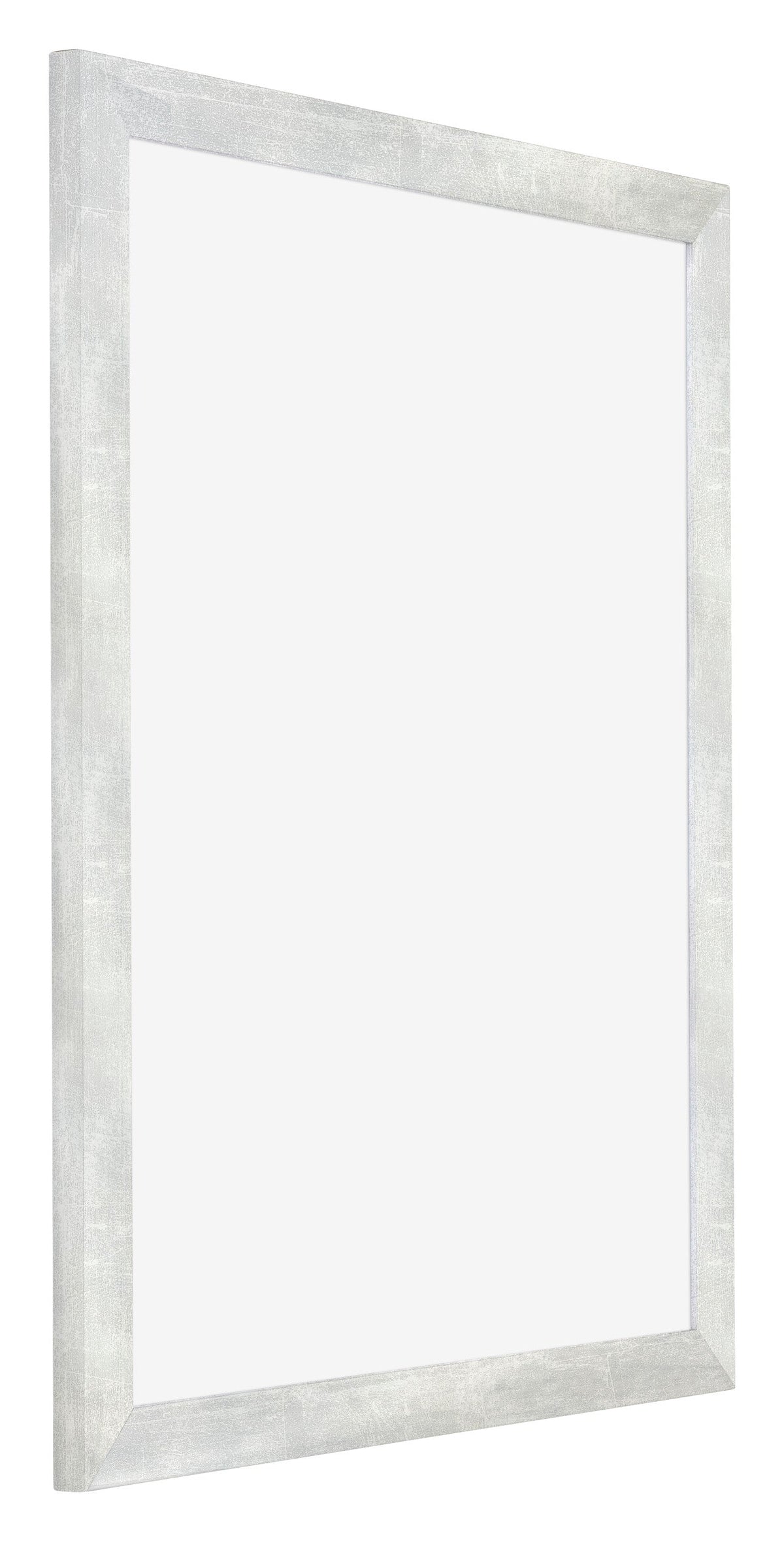 Mura MDF Photo Frame 24x30cm Silver Glossy Vintage Front Oblique | Yourdecoration.com