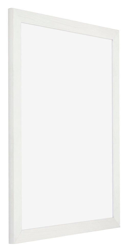 Mura MDF Photo Frame 24x30cm White Wiped Front Oblique | Yourdecoration.com