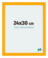 Mura MDF Photo Frame 24x30cm Yellow Front Size | Yourdecoration.com