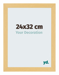 Mura MDF Photo Frame 24x32cm Beech Design Front Size | Yourdecoration.com