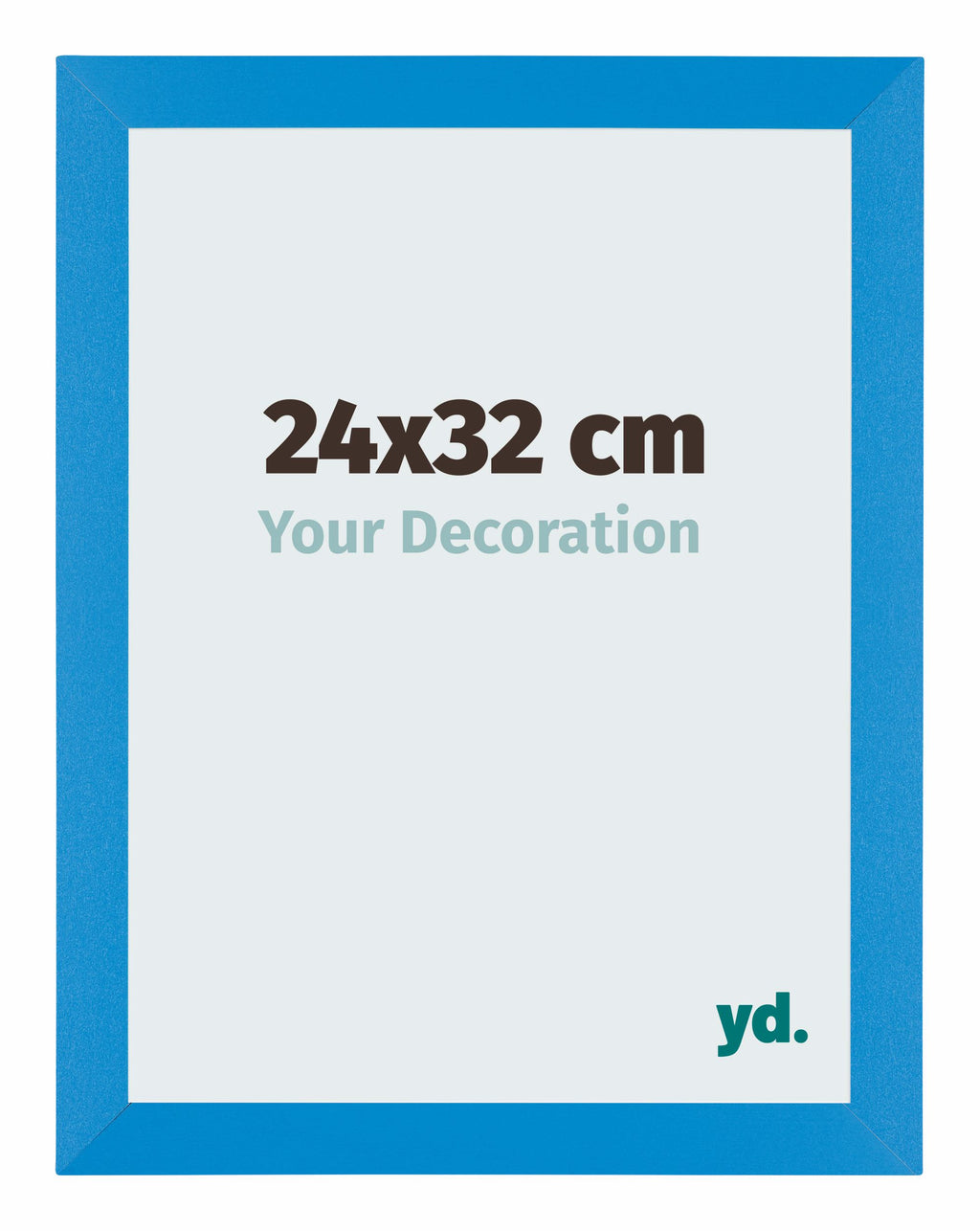 Mura MDF Photo Frame 24x32cm Bright Blue Front Size | Yourdecoration.com