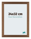 Mura MDF Photo Frame 24x32cm Copper Design Front Size | Yourdecoration.com