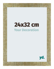 Mura MDF Photo Frame 24x32cm Gold Antique Front Size | Yourdecoration.com