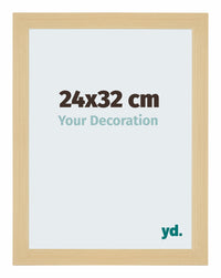 Mura MDF Photo Frame 24x32cm Maple Decor Front Size | Yourdecoration.com