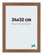 Mura MDF Photo Frame 24x32cm Oak Rustic Front Size | Yourdecoration.com