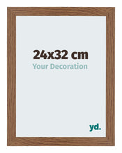 Mura MDF Photo Frame 24x32cm Oak Rustic Front Size | Yourdecoration.com