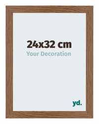 Mura MDF Photo Frame 24x32cm Oak Rustic Front Size | Yourdecoration.com