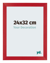 Mura MDF Photo Frame 24x32cm Silver Shiny Vintage Front Size | Yourdecoration.com