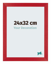 Mura MDF Photo Frame 24x32cm Silver Shiny Vintage Front Size | Yourdecoration.com