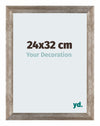 Mura MDF Photo Frame 24x32cm White Matte Front Size | Yourdecoration.com
