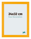 Mura MDF Photo Frame 24x32cm Yellow Front Size | Yourdecoration.com