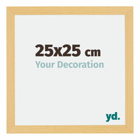Mura MDF Photo Frame 25x25cm Beech Design Front Size | Yourdecoration.com