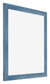 Mura MDF Photo Frame 25x25cm Bright Blue Swept Front Oblique | Yourdecoration.com