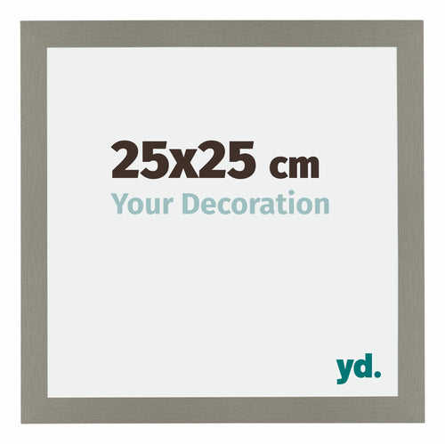 Mura MDF Photo Frame 25x25cm Gray Front Size | Yourdecoration.com