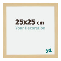 Mura MDF Photo Frame 25x25cm Maple Decor Front Size | Yourdecoration.com