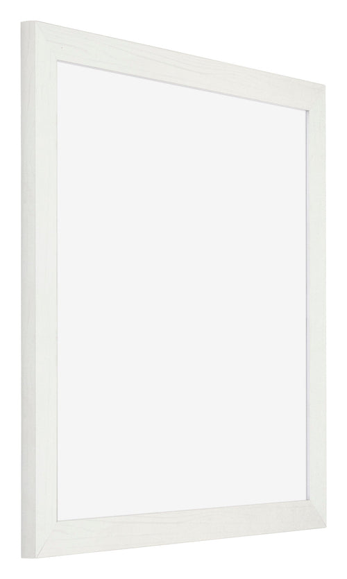 Mura MDF Photo Frame 25x25cm White Wiped Front Oblique | Yourdecoration.com