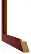 Mura MDF Photo Frame 25x25cm Winered Wiped Detail Intersection | Yourdecoration.com