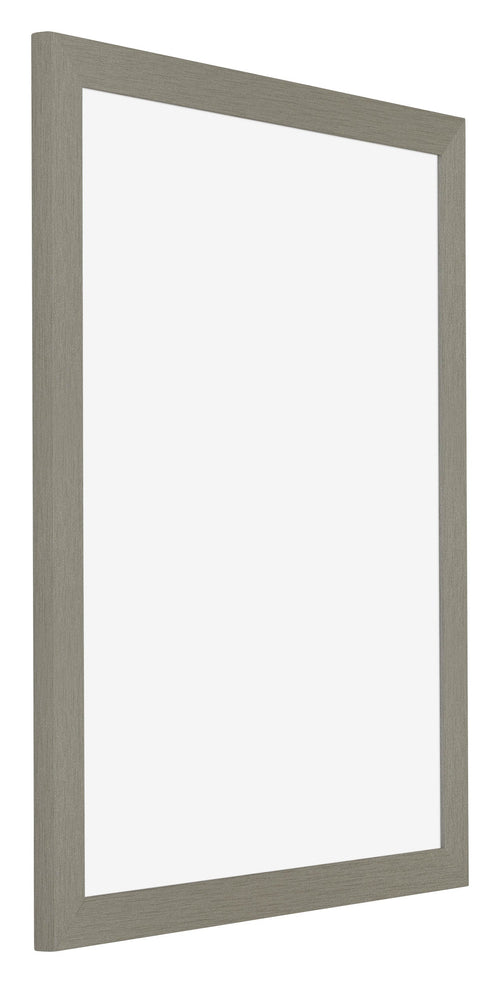 Mura MDF Photo Frame 25x30cm Gray Front Oblique | Yourdecoration.com