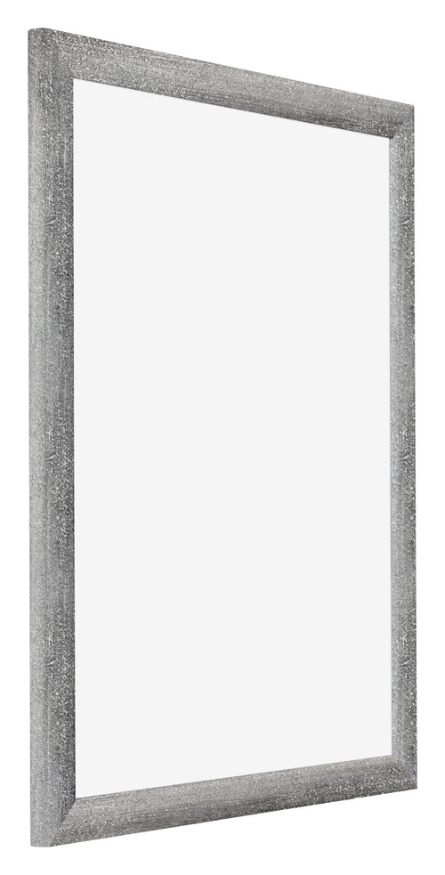 Mura MDF Photo Frame 25x30cm Gray Wiped Front Oblique | Yourdecoration.com
