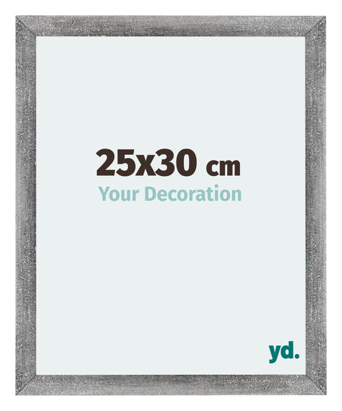 Mura MDF Photo Frame 25x30cm Gray Wiped Front Size | Yourdecoration.com