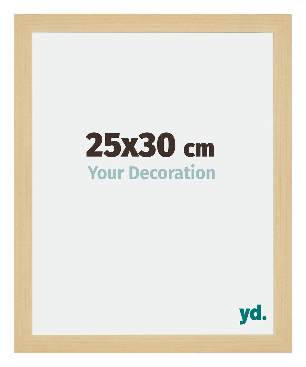 Mura MDF Photo Frame 25x30cm Maple Decor Front Size | Yourdecoration.com
