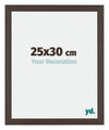 Mura MDF Photo Frame 25x30cm Oak Dark Front Size | Yourdecoration.com