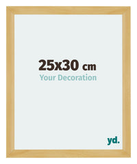 Mura MDF Photo Frame 25x30cm Pine Design Front Size | Yourdecoration.com