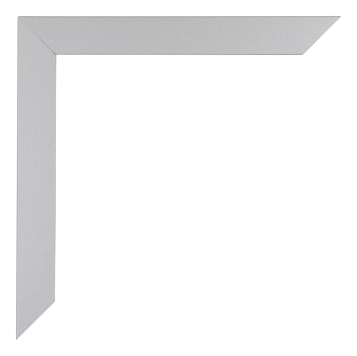 Mura MDF Photo Frame 25x30cm Silver Matte Detail Corner | Yourdecoration.com