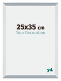 Mura MDF Photo Frame 25x35cm Aluminum Brushed Front Size | Yourdecoration.com