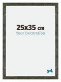 Mura MDF Photo Frame 25x35cm Blue Gold Melange Front Size | Yourdecoration.com
